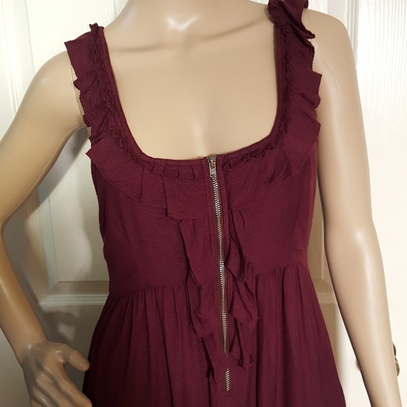 Kimchi Blue Ruffle Zipper Tank Dress With Pockets - Picture 7 of 7